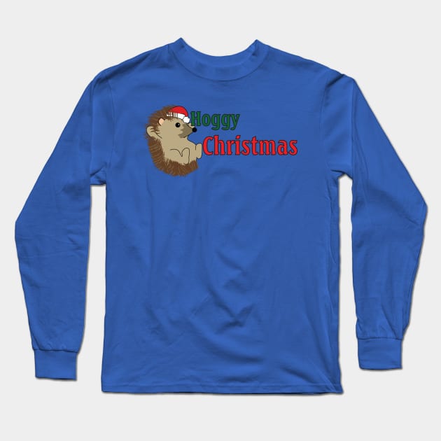 Hoggy Christmas Long Sleeve T-Shirt by ladyshiro42